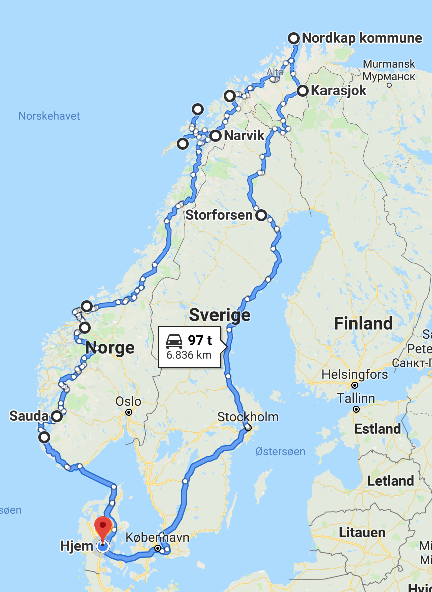 Nordkap2019rute